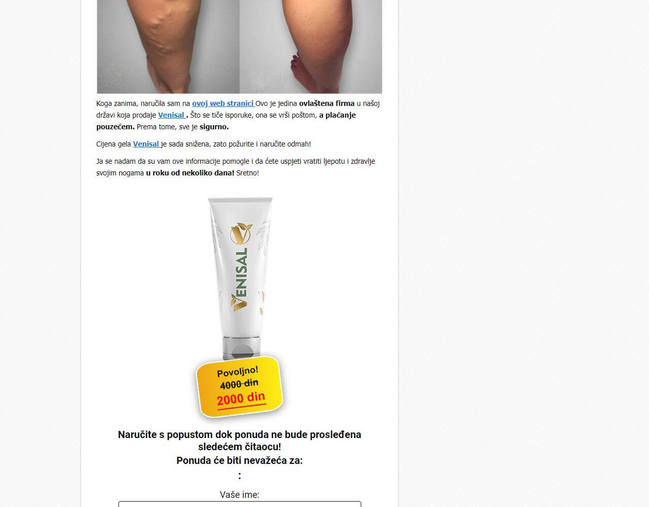 Venisal gel 3